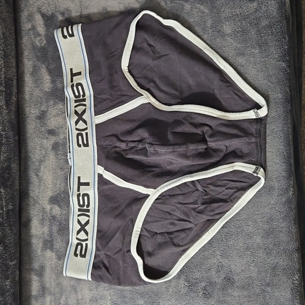 Vintage 2xist Contrast Briefs - Black/White